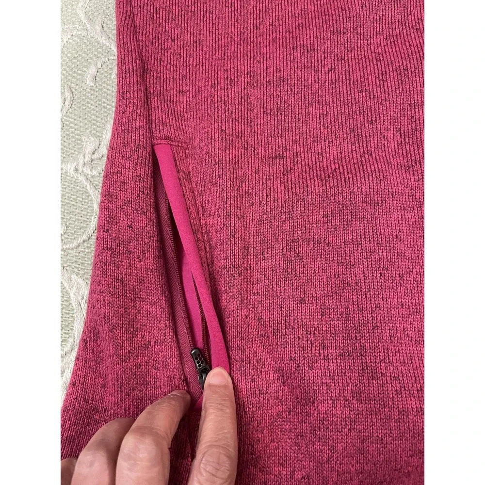 Patagonia Better Sweater Vest Womens XL Pink Full Zip Fleece Slim Fit Outdoor - Picture 14 of 16